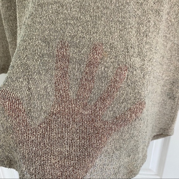 Semi sheer knit blouse - Picture 2 of 3